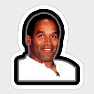 OJ Simpson Sticker